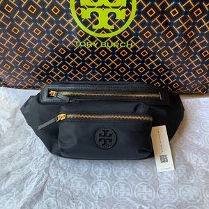 Tory Burch Nylon Belt Bag Black Fanny Pack